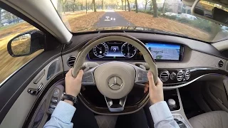 2017 Mercedes S Class New S350 Long AMG 4MATIC POV Driving Review Acceleration