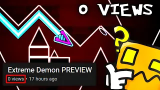 Reacting to Geometry Dash Previews with 0 Views