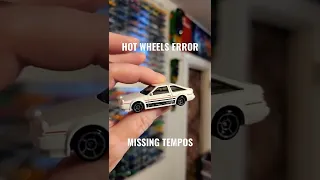 Hot wheels error Trueno