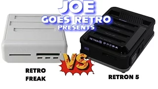 Hyperkin Retron 5 Vs. CYBER Gadget Retro Freak - Console Comparison - Joe Goes Retro