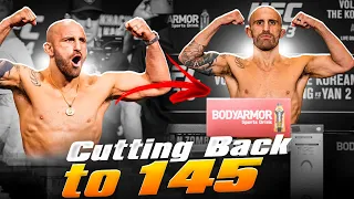 Alexander Volkanovski Cutting Back to 145 for Yair Rodriguez  | UFC 290