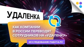 Исследование Работа.ру: как компании в России переводят сотрудников на «удаленку»