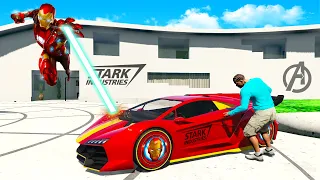 I Stole IRON MANS Supercars In GTA 5..! 😍