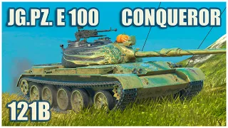 Jagdpanzer E 100, Super Conqueror & 121B • WoT Blitz Gameplay