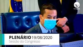 Sessão do CN - Senado derruba veto que impedia reajuste a servidores - 19/08/20 (16:00)