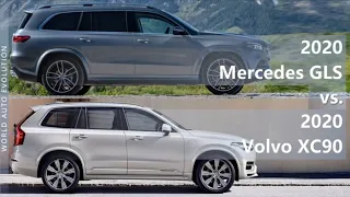 2020 Mercedes GLS vs 2020 Volvo XC90 (technical comparison)