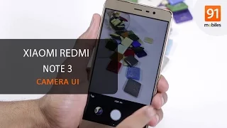Xiaomi Redmi Note 3: Camera UI [Quick]