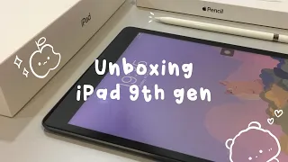 Unboxing iPad 9th gen, asmr | aesthetic ✨