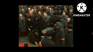 ussr anthem at the funeral of leonid brezhnev 1982) remastered