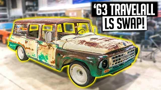 1963 LS Swap International Harvester Travelall Wagon Project! - 6.0 LS IH Wagon Ep. 1