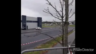 Mg Metro 6r4 at Carrick on Suir rally sprint in Waterford Airport