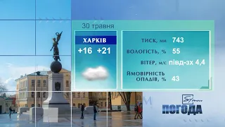 Погода на 30 травня 2021