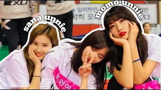 when mina used to call sana and momo "unnie"