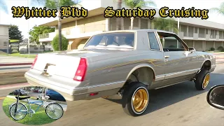 LOWRIDERS CRUISING SATURDAY TO WHITTIER BLVD 7/10/2021