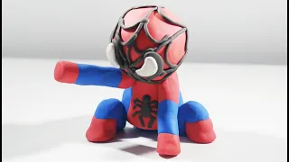 Spiderman Chibi en Plastilina: Tutorial Divertido y Fácil