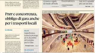 I giornali in edicola - la rassegna stampa 16/12/2022