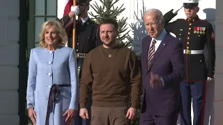 Joe Biden welcomes Volodymyr Zelensky at White House | AFP