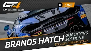 QUALIFYING - BRANDS HATCH - GT4 EUROPEAN SERIES 2019 - ENGLISH