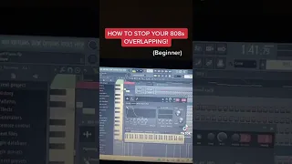 How to stop your 808s overlapping in FL Studio #shorts