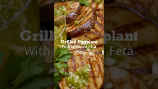 Easy Eggplant Recipe & Whipped Feta Dip #shorts #eggplantrecipe #eggplant