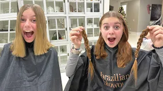 Sisters Cut Their Hair Off!