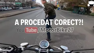 Reactionez la ACCIDENTUL lui MotorBike! Cu ce a greșit MOTOCICLISTUL?!