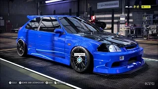 Need for Speed Heat - Honda Civic Type-R 2000 - Customize | Tuning Car (PC HD) [1080p60FPS]