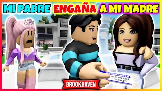 MI PADRE ENGAÑA A MI MADRE 🥺 Roblox Brookhaven rp Mini Pelicula (Historias) Las aventuras de Mandy