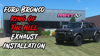 Ford Bronco MRT King Of The Hill Dual Tip Exhaust Installation