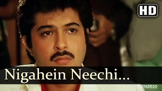 Nigahein Neechi Kiye Sar - Laila Songs - Anil Kapoor - Poonam Dhillon - Lata Mangeshkar