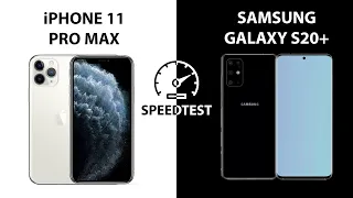 Speedtest Samsung Galaxy S20+ vs iPhone 11 Pro Max : Exynos 990 vs Apple A13 Bionic