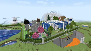 Minecraft Piston House: Mega Redstone House