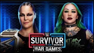 FULL MATCH - Ronda Rousey(c) vs. Shotzi Blackheart WWE SmackDown Women's Championship | WAR GAMES