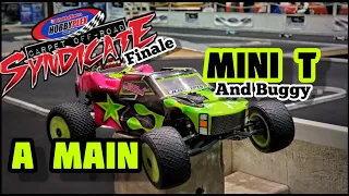MINI T and BUGGY A main Hobbyplex Carpet Syndicate Off Road Series Finale