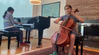 The Swan - by Camille Saint-Saëns, for cello and piano || Anjali and Natasha Mariathasan