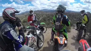 East Valley Trail Riders Motocross Meetup April 9, 2016 - Single Track!