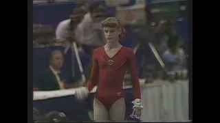 Olga Mostepanova (URS) - Worlds 1985 - Team Competition - Uneven Bars