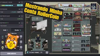 RollerCoin - Mostrando Minha Conta