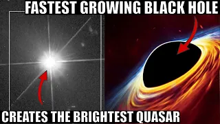 Fastest Growing Black Hole Found in Plain Sight, Consumes 1 Earth/Second