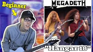 BEGINNER GUITARIST Listens To MEGADETH - "HANGAR 18"