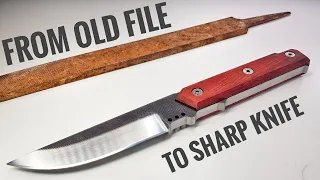 Making a Knife from an Old File