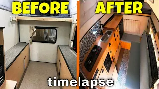 Four Wheel Camper: Unbelievable Full Buildout! Timelapse #fourwheelcamper