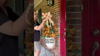 Easy fall front porch decor ideas 🍁