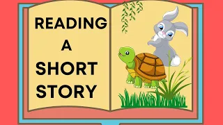 READING SHORT STORY with MORAL Lesson/ Story 2  / The Turtle and the Rabbit / Improve Reading Skills