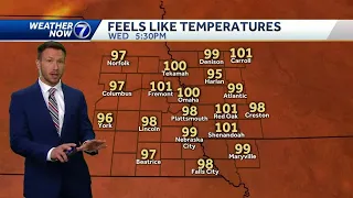 Breezy, hot, humid Wednesday, storms probable tonight