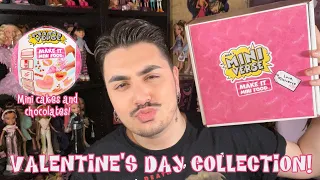 MINI CAKES AND CHOCOLATES! Unboxing MGA's Miniverse Make It Mini Diner Valentine's Day Series 1!