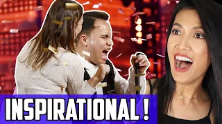 America's Got Talent (AGT) Golden Buzzer Reaction: Kodi Lee Overcoming Blindness & Autism W/ Music!