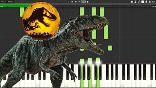 Giganotosaurus On Your Life (Piano Tutorial) Jurassic World Dominion