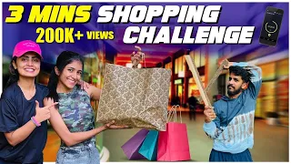 Madhu 3 Mins Shopping Challenge Kotlu 🤭 #prebirthdaygift | #nikhilnisha | Nikhil Nisha Vlogs