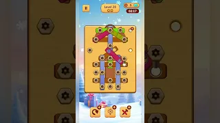 WOOD NUTS & BOLTS PUZZLE LEVEL 28 SOLVED (ANSWERS)